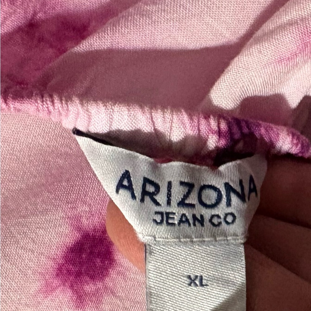 Purple Tie-Dye Spaghetti Strap shorts suit w pockets - Picture 3 of 4